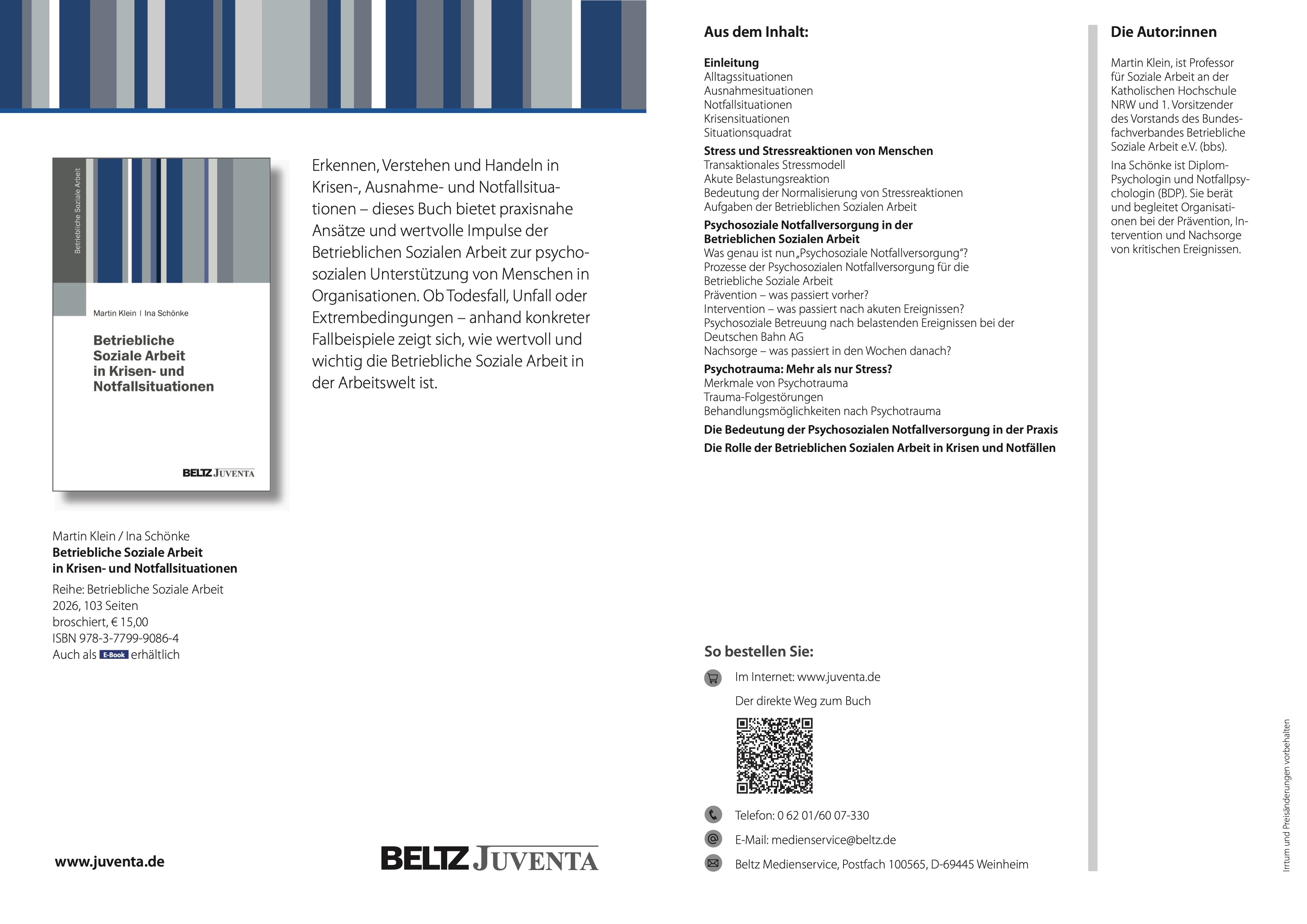 Beschreibung Titel und Inhalt Buch Veröffentlichung